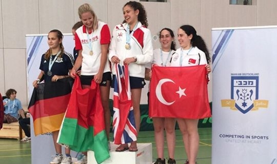 Turkey won its first medals in 14th European Maccabi Games in swimming and badminton categories  