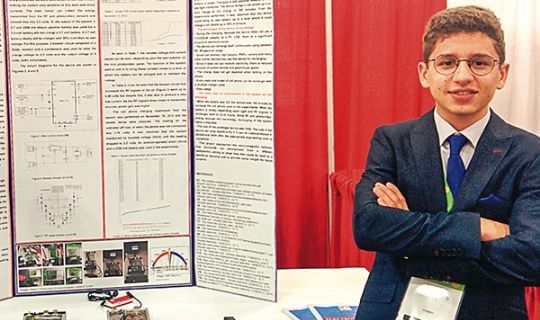 Ulus Private Jewish High School student Yosi Kohen Kutucu is awarded the Youth Nobel Prize