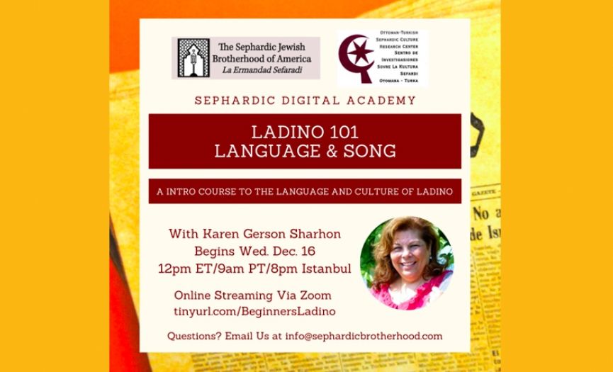 Ladino Classes by Karen Sharhon