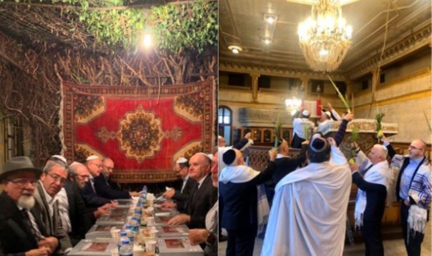Sukkah in Ankara Synagogue