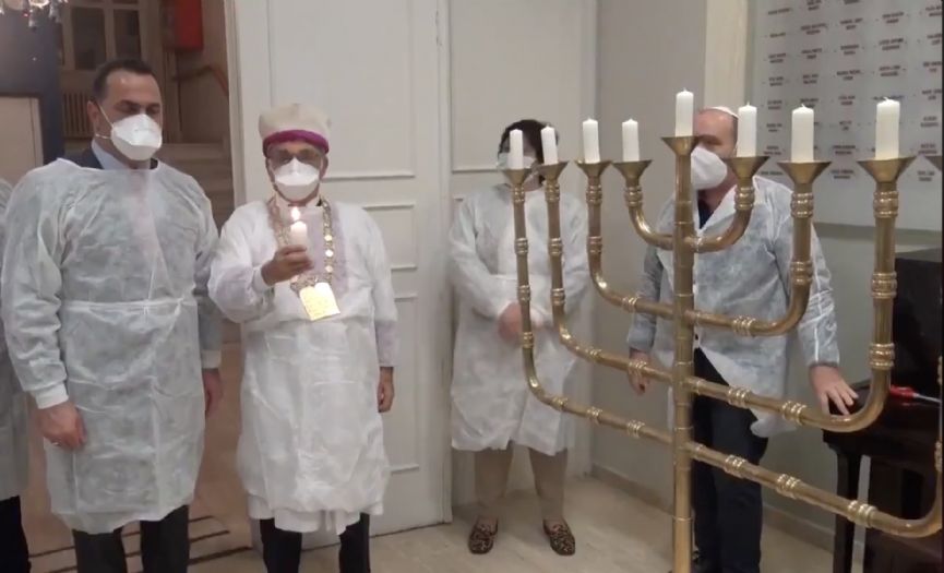 Mayor of Beyoglu Visited Or-Yom for Hanukkah