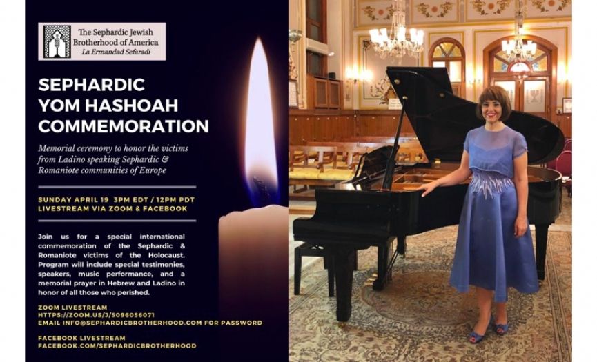 Renan Koen´s Live Performance During Sephardic Jewish Brotherhood´s Commemoration