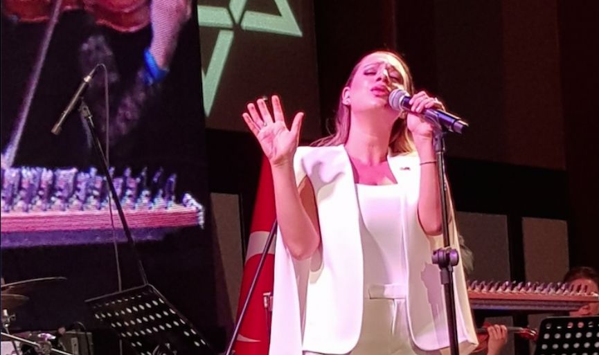 Sapir Saban performed at Israele 70th anniversary reception