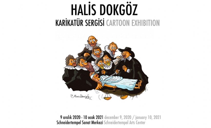 Halis Dokgöz´s Cartoon Exhibition at Schneidertempel