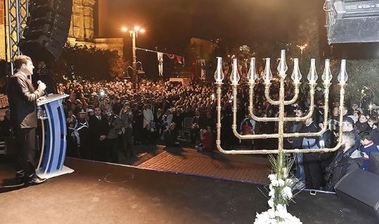 These candles will be lit every year for Turkeys unity and solidarity