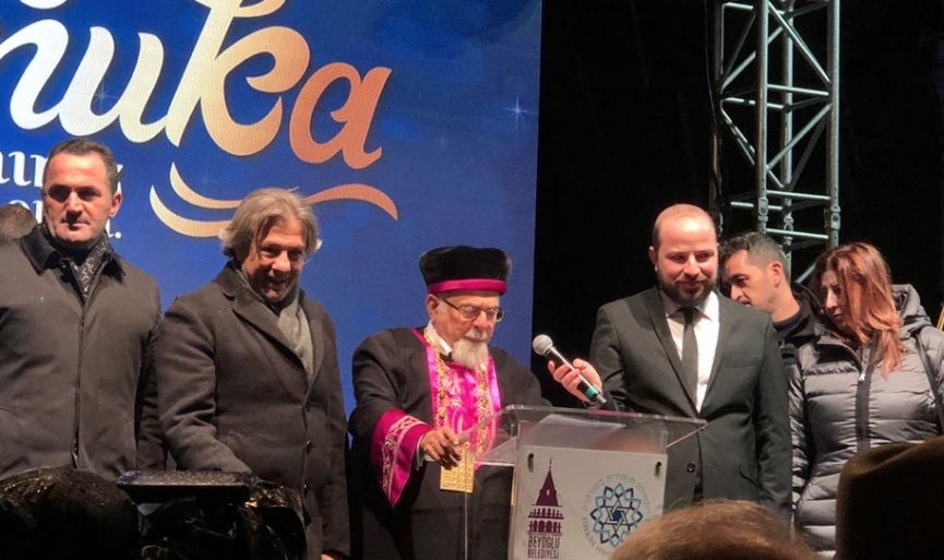 Hanukkah 2019 was Celebrated in Galata