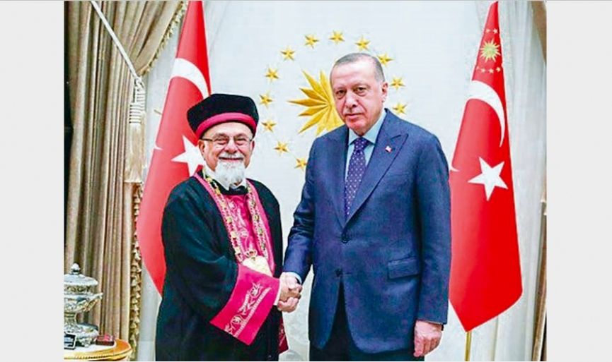 Chief Rabbi Isak Haleva Visited President Erdoan