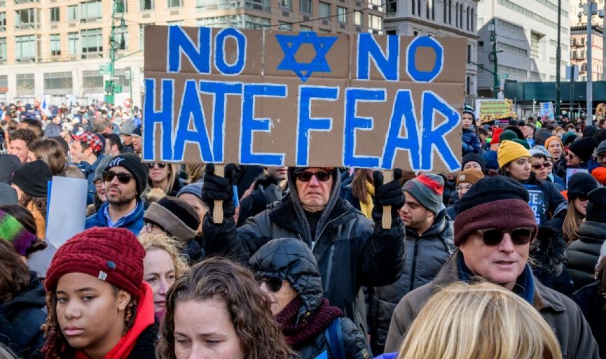 25,000 March Against Anti-Semitism in New York City