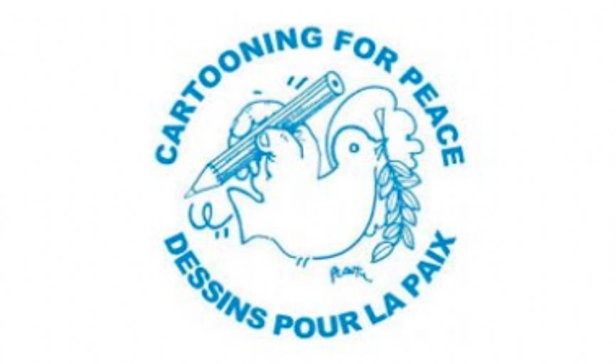 37 Cartoonists in Strasbourg said "Cartooning for Peace"