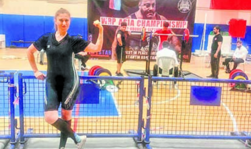Suzi Avni became the Asia Powerlifting Champion