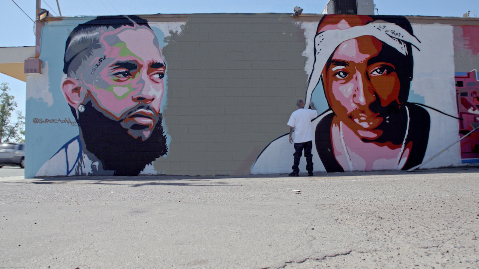 Still from Following Tupac