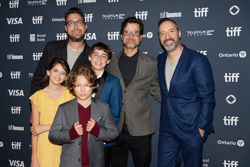 Cast and crew of Sketch at the 2024 Toronto International Film Festival