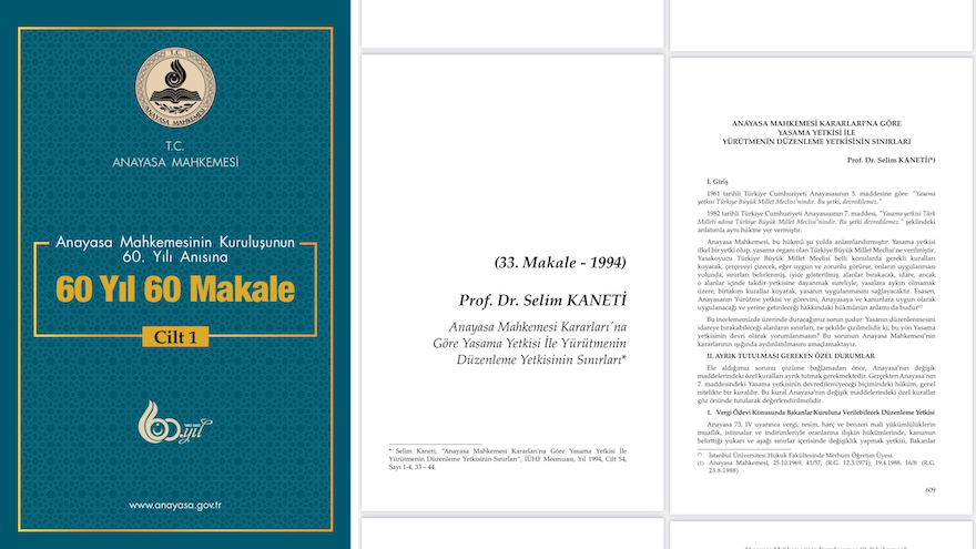 60 Years 60 Articles / Prof.Dr. Selim Kaneti