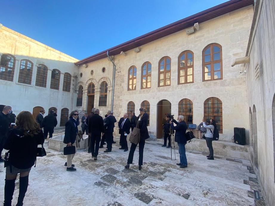 Hanukkah celebration at the Kilis Synagogue after the renovation (2021)