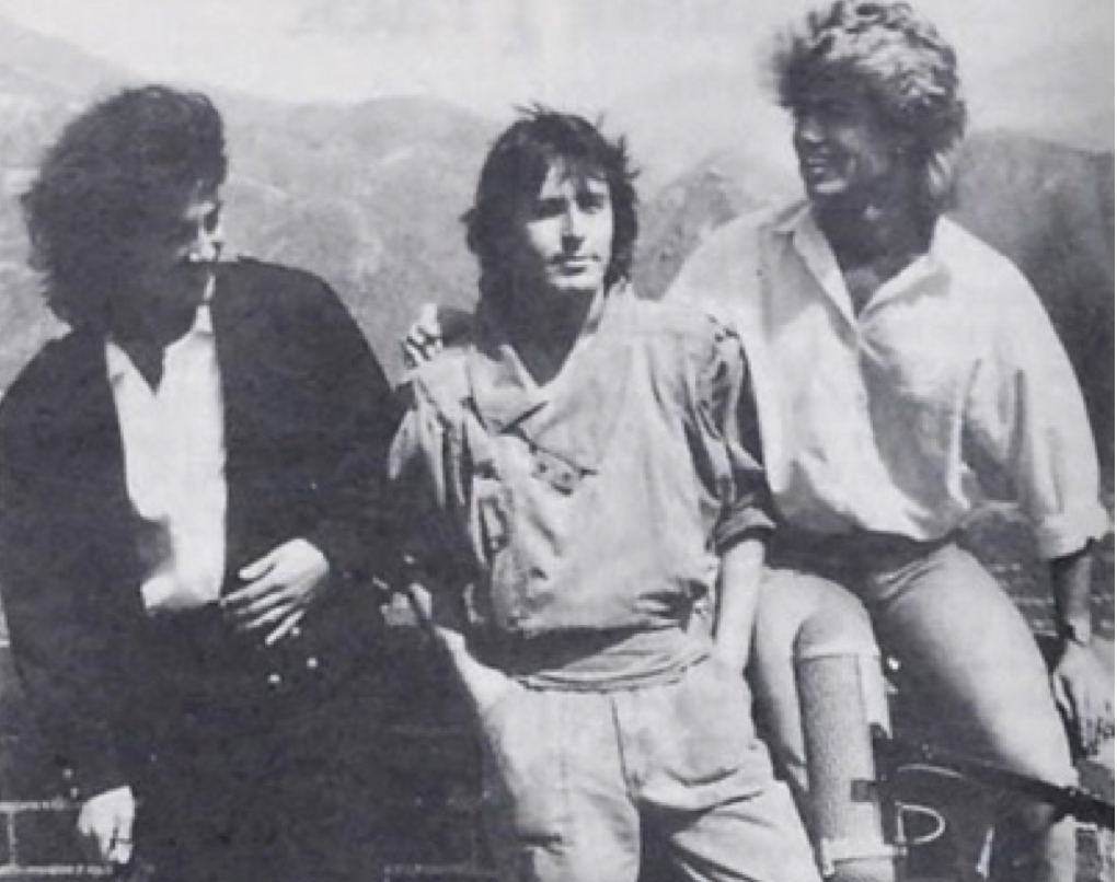Martin Lewis with Wham