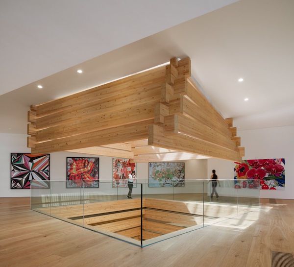 Interior view of OMM. Photo by Kengo Kuma and Associates. ©NAARO. Courtesy of the Odunpazari Modern Museum (OMM).