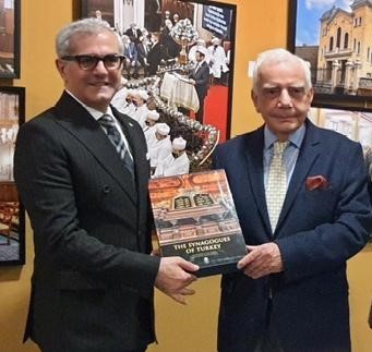 Ambassador of Turkey to Spain Burak Akçapar & Photography Artist Izzet Keribar