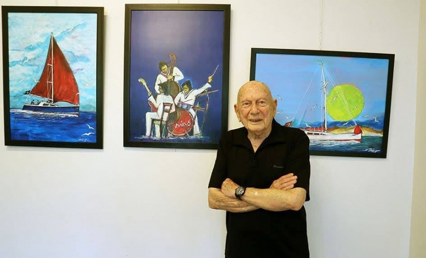 Nino Varon´s New Exhibition Opened in Büyükada