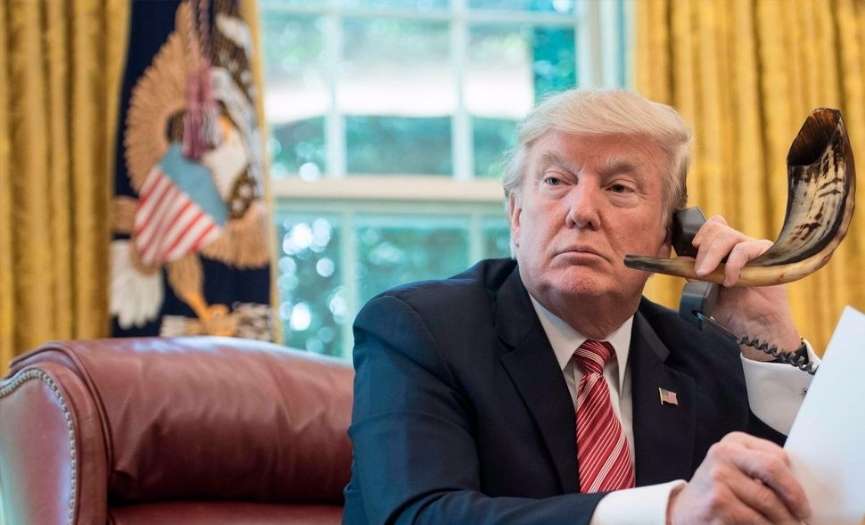 Trump&acute;�n Ro� A�ana mesaj�nda antisemitizmle m�cadele s�z�