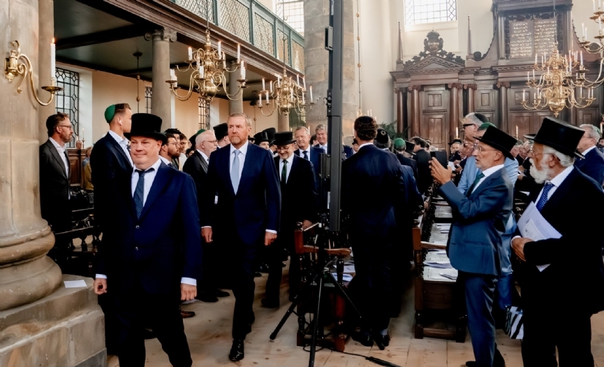 Amsterdam Portekiz Sinagogu 350. yln kutlad