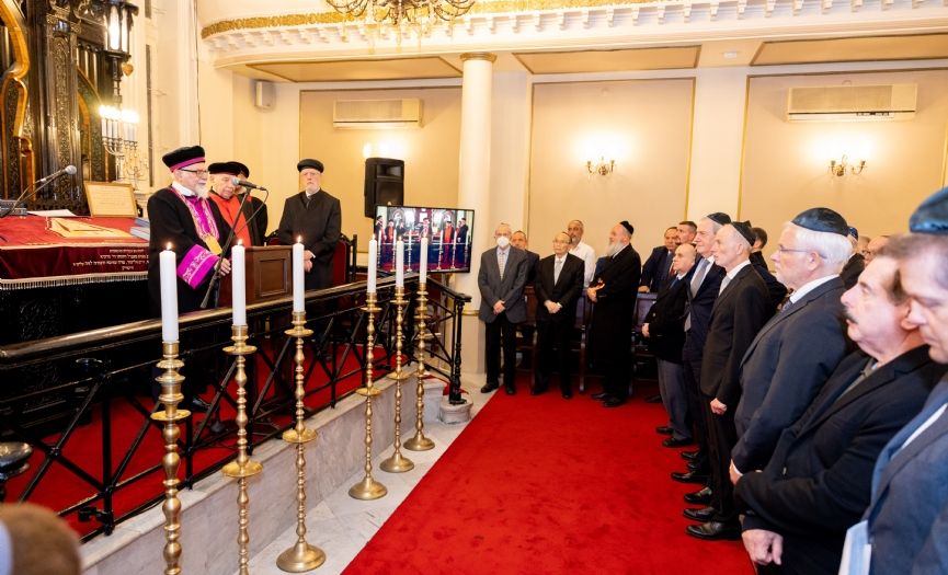 Yom HaShoah Commemorated in the Ashkenazi Synagogue