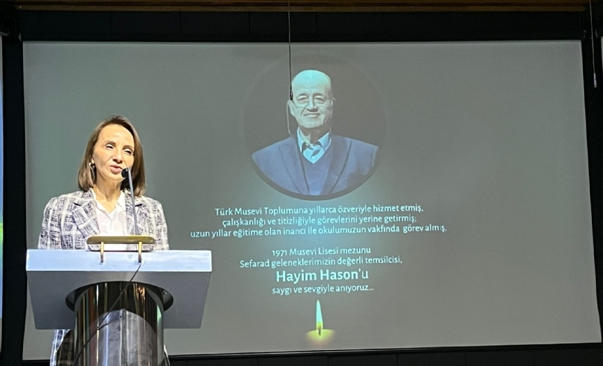 E�itime ve topluma adanm�� bir �m�r: Hayim Hason U�MO&acute;da sayg�yla an�ld�