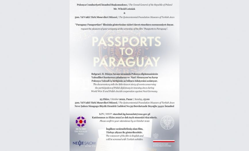 ´Passports to Paraguay´ Documentary Screening at Neve Shalom Synagogue