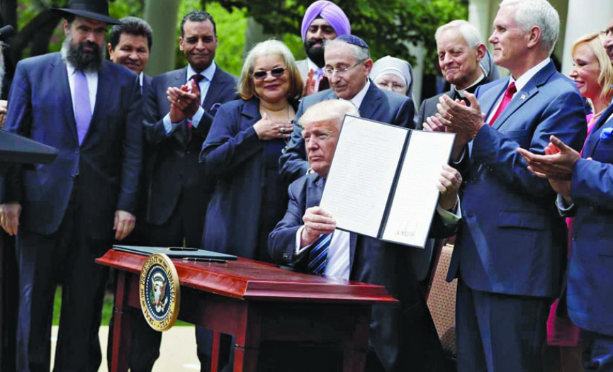 Trump´tan ´Dini zgrlkler Komisyonu´na atamalar