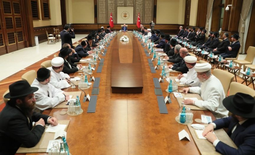 Rabbis in Islamic States Meeting for their First Summit in Turkey were Accepted by President Erdoğan