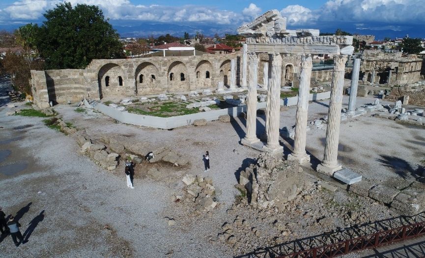 Antalya Side´de 7´nci yüzyıldan kalma sinagog kalıntısı bulundu