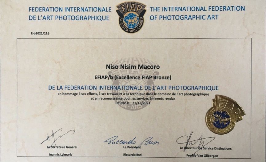 Niso Maoro Honored with Excellence FIAP Bronze