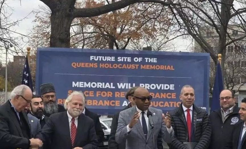 New York Belediye Bakan Eric Adams duyurdu: Queens´te Holokost Ant projesi