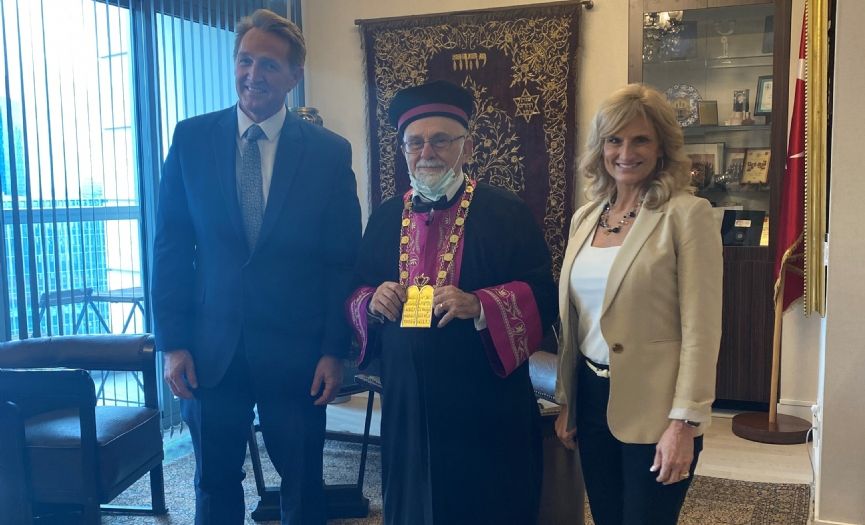 US Ambassador to Turkey Visited Chief Rabbi Haleva