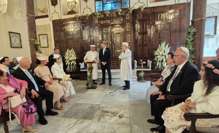 A Meaningful Union at the Historical Balat Yanbol Synagogue